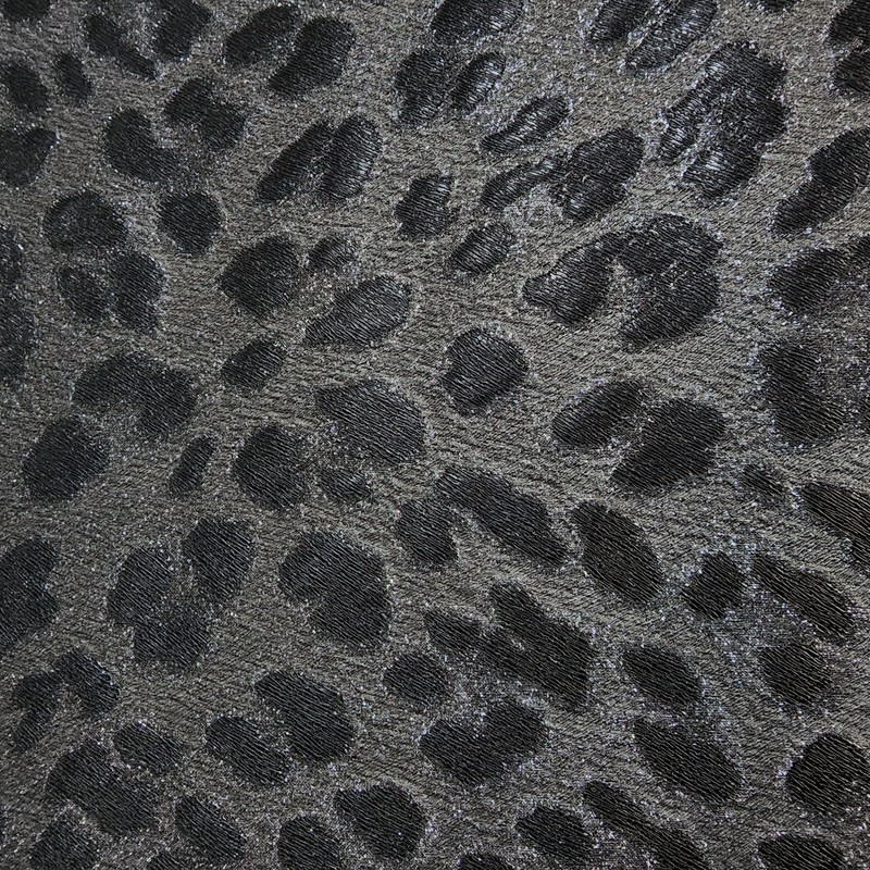 Charcoal gray black silver glitter wallpaper faux leopard cheetah skin textured gallery