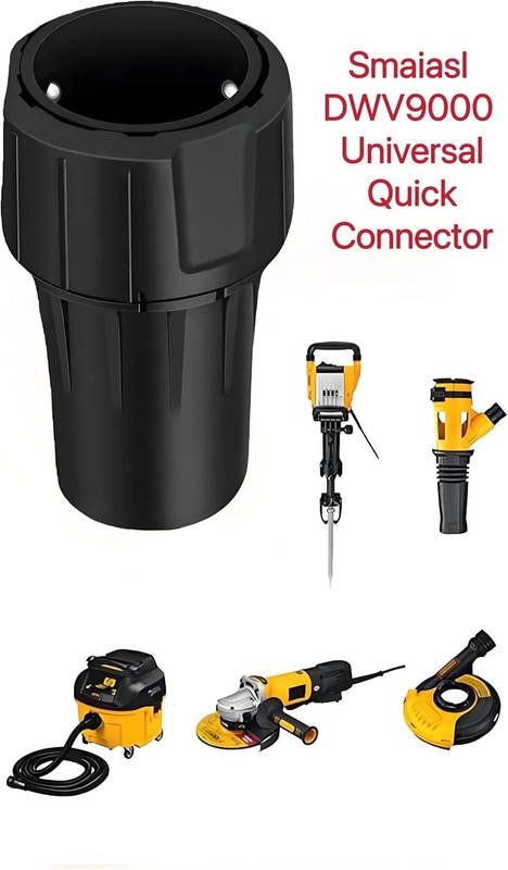 DWV9000 Universal Quick Connector,Fits DeWalt Dust Extractors,Vacuum Hose,Sander gallery