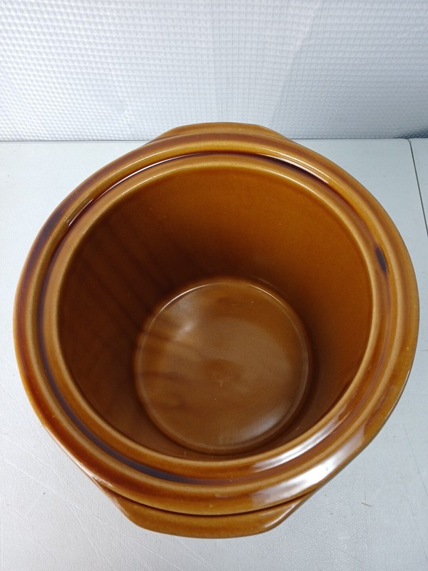 Rival D-256-762 Crockpot Slow Cooker Replacement Part Brown Insert ONLY gallery