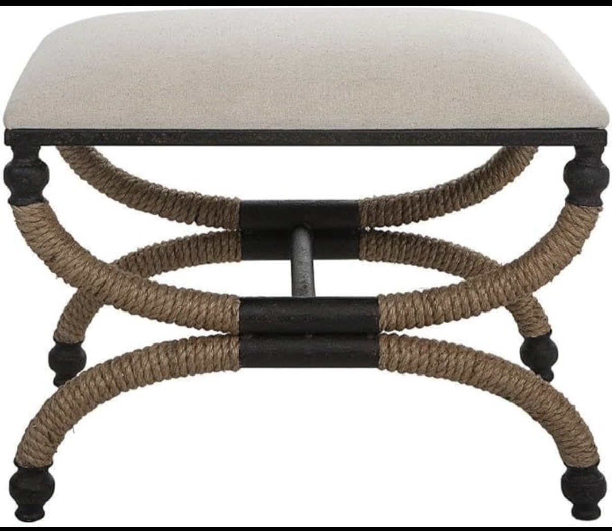 Uttermost 23741 Small Bench-19.5 Inches Tall and 23.5 W Beautiful gallery