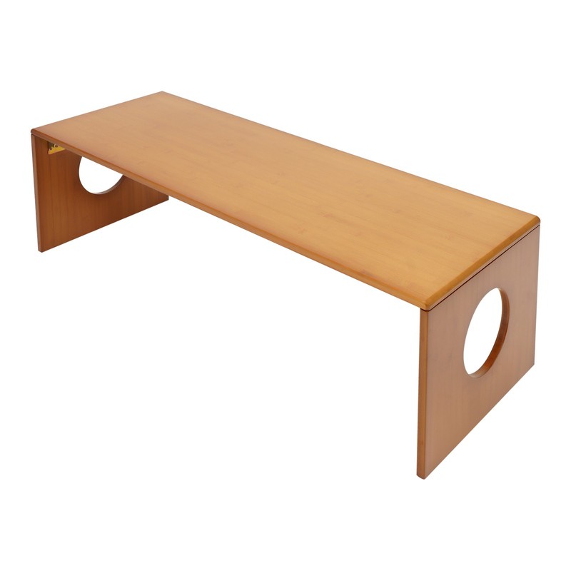 Folding Coffee Table Foldable Low Coffee Table Bamboo Floor Table Desk for Bed gallery