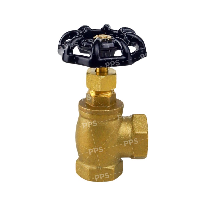 Midline Globe Style Angle Stop Valve Lead Free FIP Connections Brass 1/2in-3/4in gallery