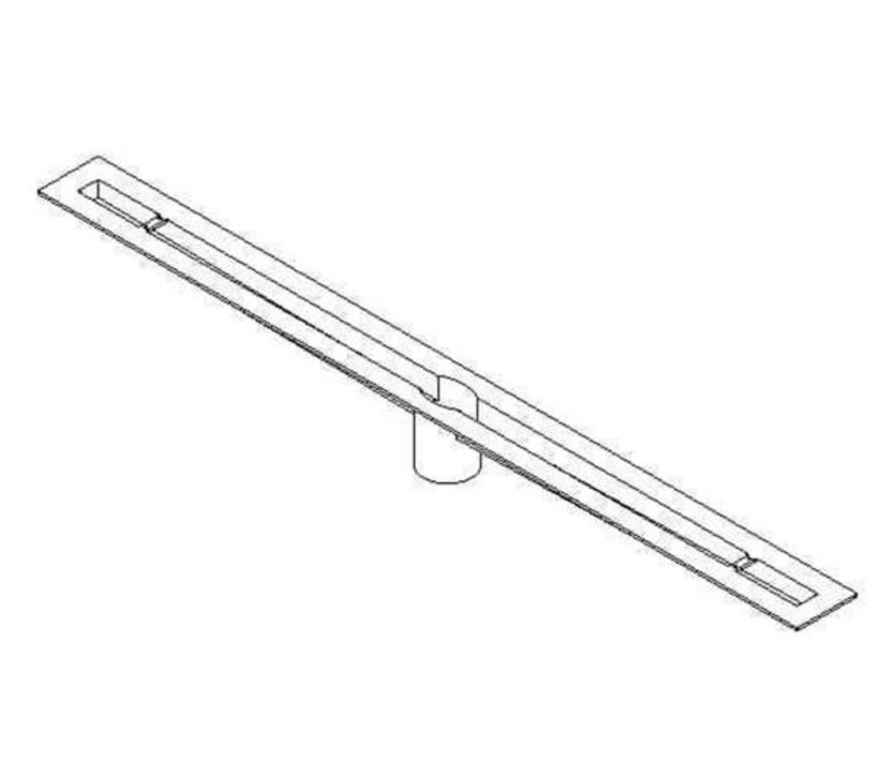 Quick Drain Proline 38” Linear Shower Drain Body with Strainer PLD38 D3