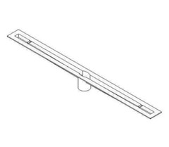 Quick Drain Proline 38” Linear Shower Drain Body with Strainer PLD38 D3