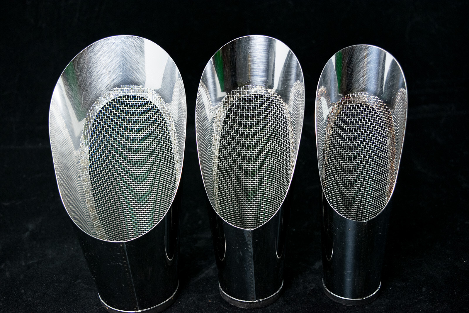 3 Pcs Set Japanese Stainless Bonsai Soil Scoop w / Mesh - Potting & Mixing Tool gallery