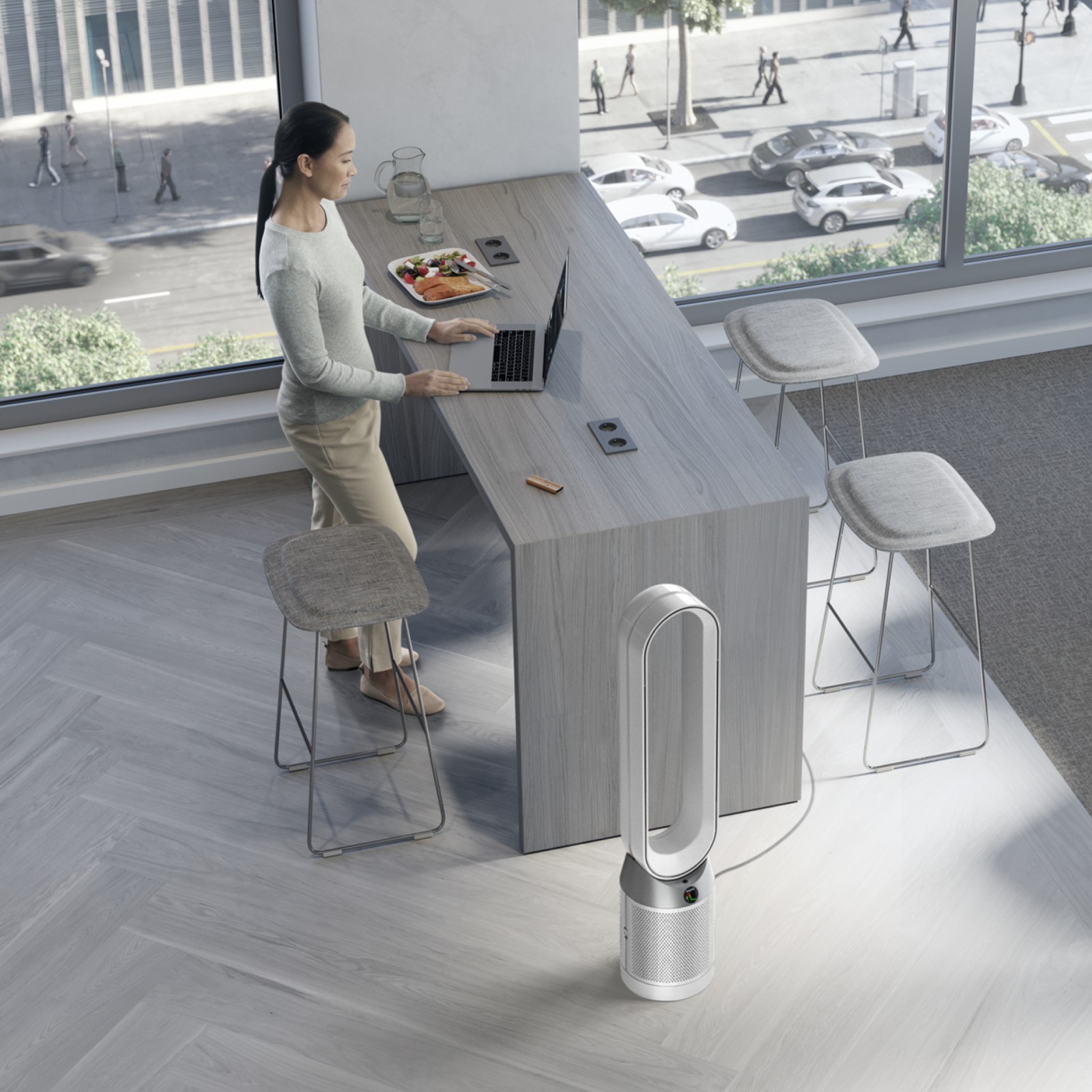 Dyson Purifier Cool™ TP7C Purifying Tower Fan | White/Silver | Refurbished gallery