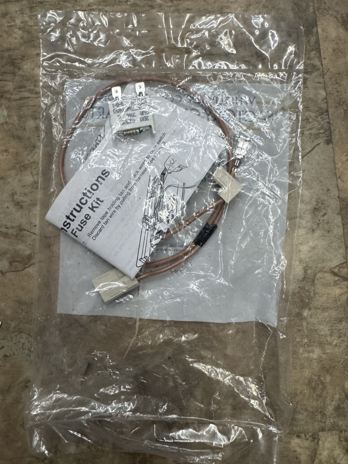 675813 Whirlpool Dishwasher Thermal Fuse Kit. For Select Models. New Old Stock gallery