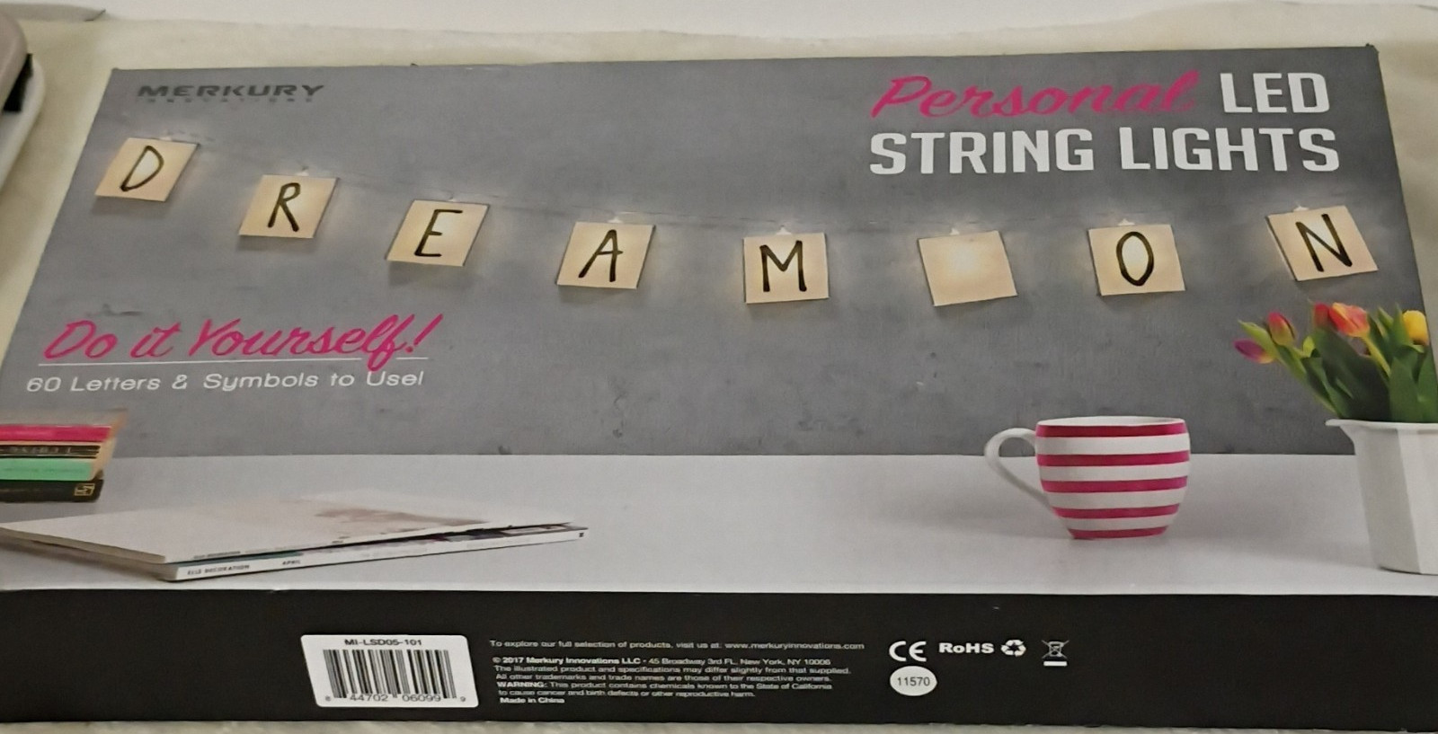 Merkury LED Box String Lights Warm White Battery Operated CE Marking gallery