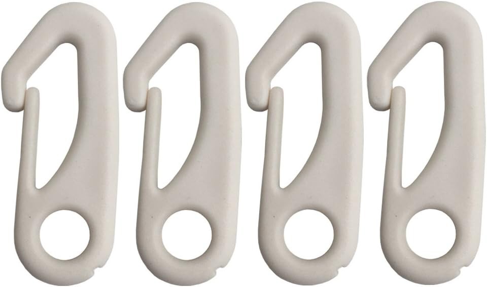 Water-Resistant Nylon Flag Pole Clips - 4 Pack Anti-UV Snap Hooks for Durability gallery