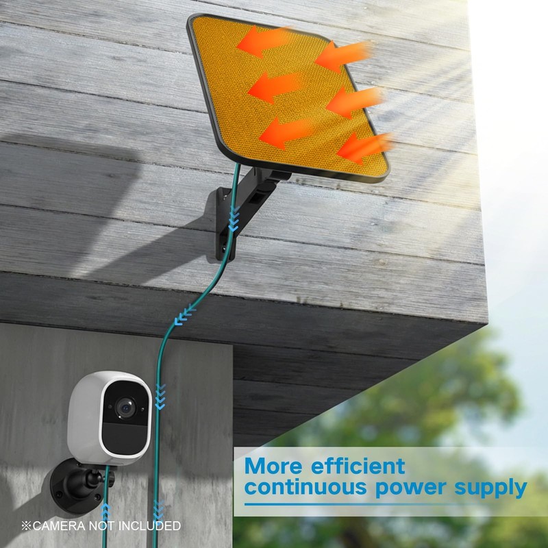 3.2W Solar Panel for Security Camera Compatible with Arlo Pro/Pro 2, Waterpro... gallery