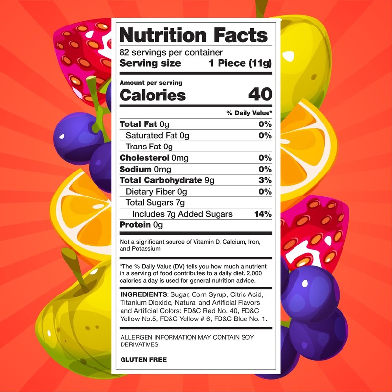 Fruit Lollipops - 2 Pound Bulk Pack (80 Count) - Assorted Fruit Flavored Hard Ca gallery