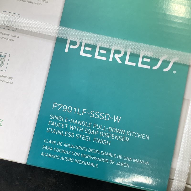 Peerless Pulldown Kitchen Faucet w Soap Dispenser Stainless Steel P7901LF-SSSD-W gallery