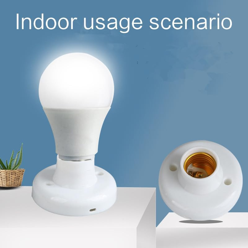  10Ft Light Bulb Socket with Cord,E26/ E27 Lamp Base Desktop, Light Socket with gallery