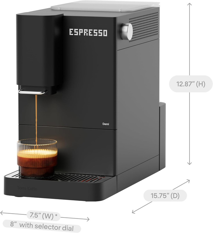 Demi Compact Fully Automatic Espresso Machine - Roaster-Approved Espresso Settin gallery