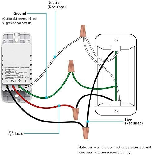 Smart Light Switch 4gang, Works with Alexa&Google Assistant, Neutral Wire Needs gallery