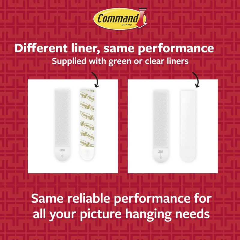Command 15, 10, 5 lb Large, Medium and Small Picture Hanging Strips 32 gallery
