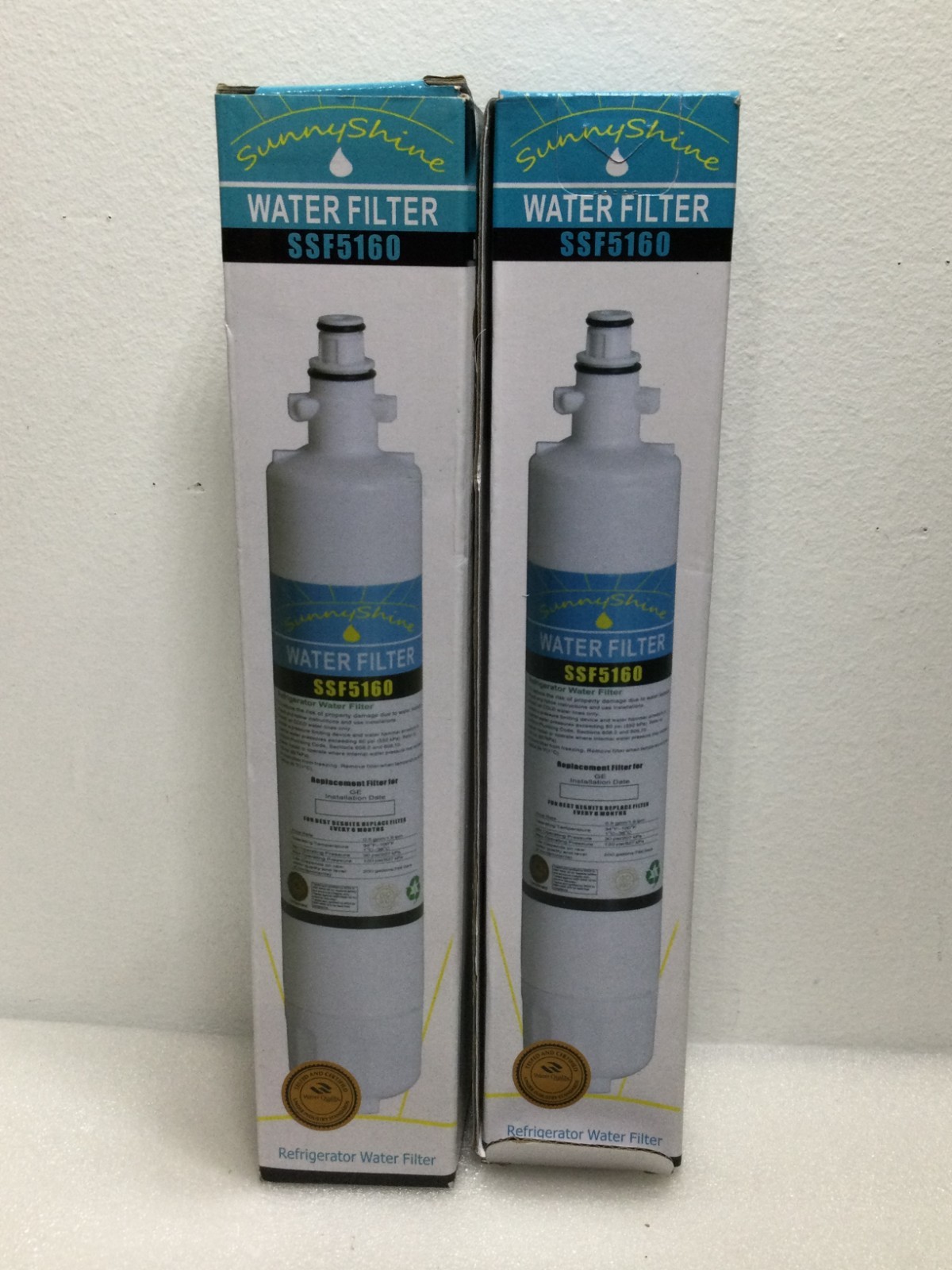 SSF5160 Refrigerator Water Filter By EcoAqua, 2pk gallery