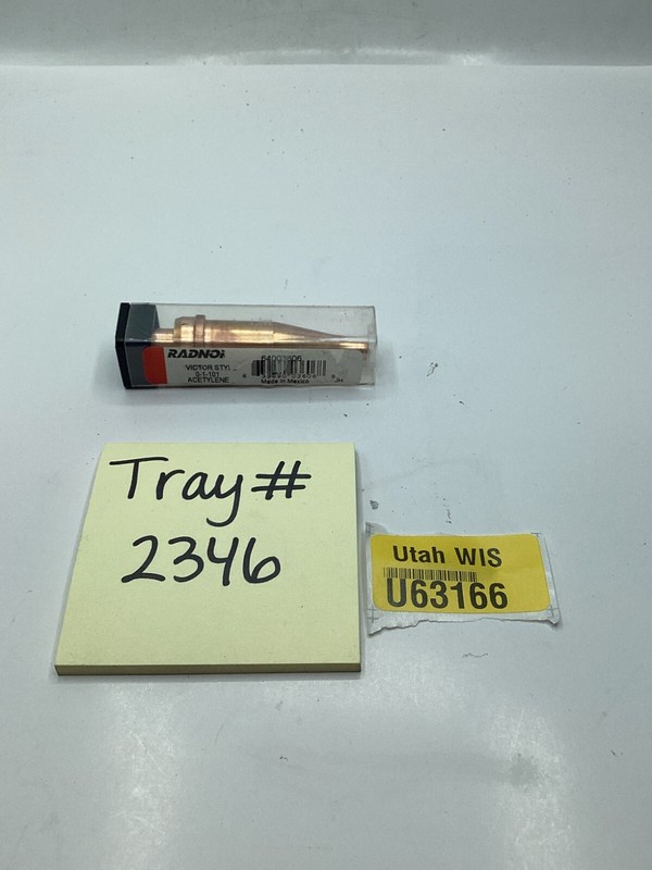 OEM Radnor 0-1-101 Victor Style Acetylene Cutting Tip Size 0, 64003606 gallery