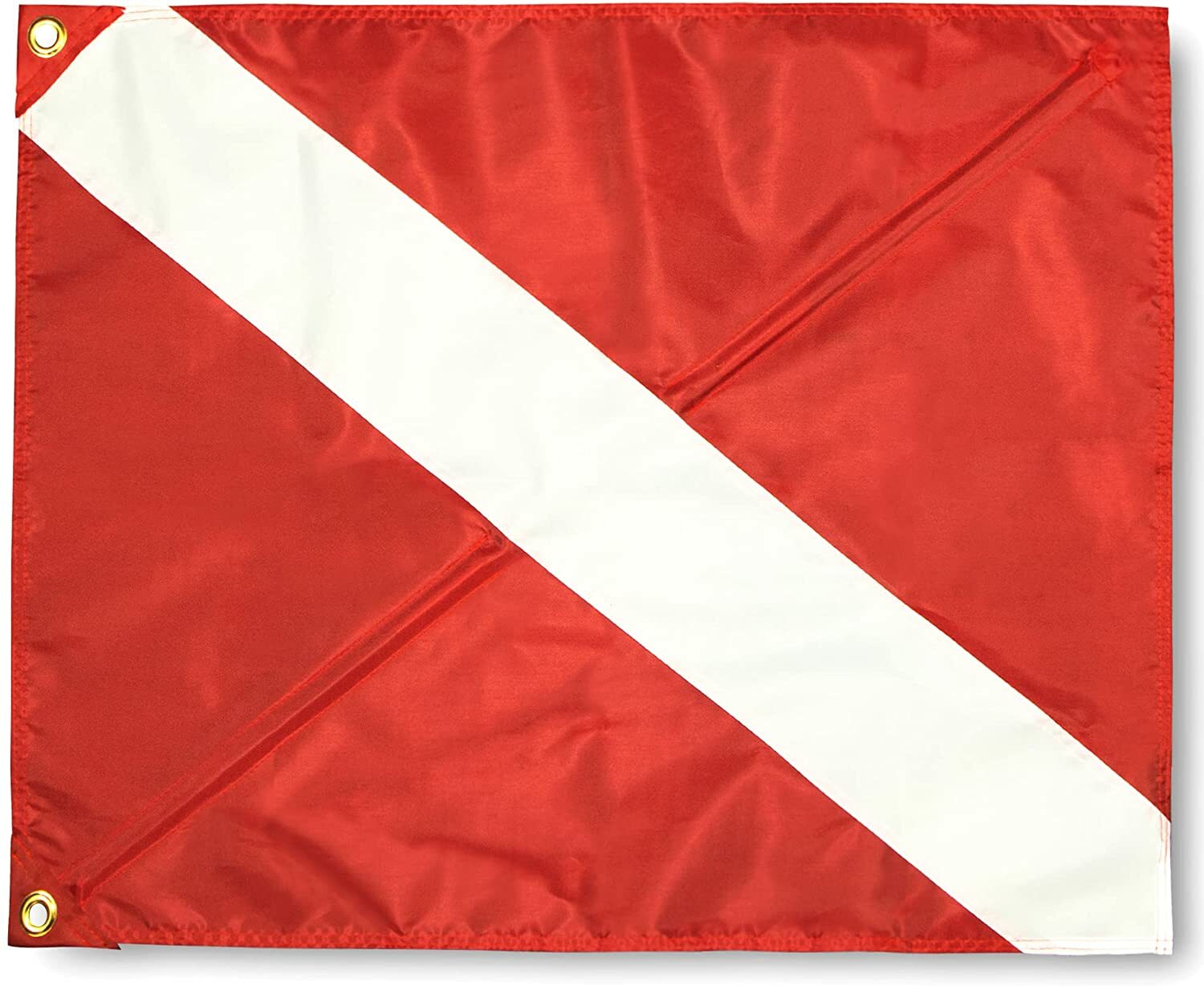 Anley Diver Down Warning Flag with Removable Stiffening Pole Diving Flags Nylon gallery