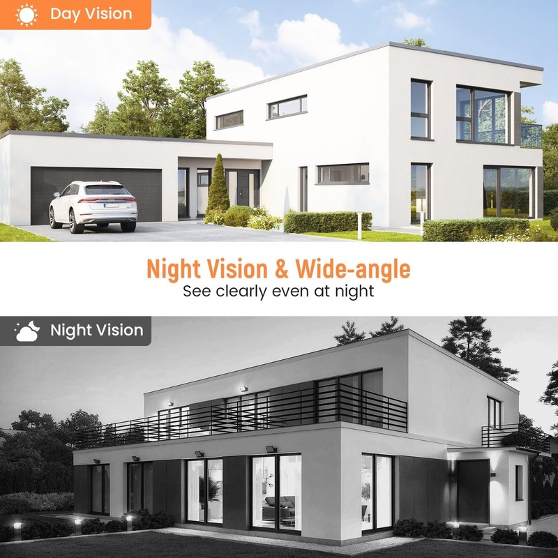 Smart Video Doorbell Camera Wireless, AI Human Detection and Instant Alerts, Nig gallery