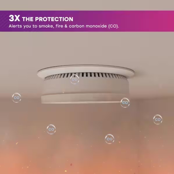 USI 2-Pack 10-Year Battery Combination Smoke and Carbon Monoxide Detector. New gallery