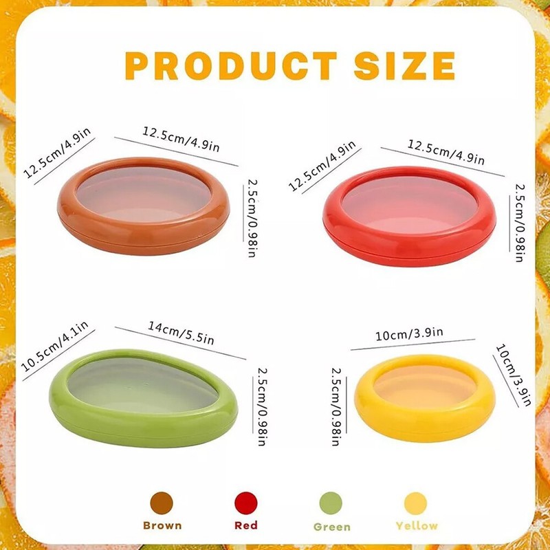 4X Fruit And Vegetable Storage Containers Set Reusable And Durable Fruit Storage gallery
