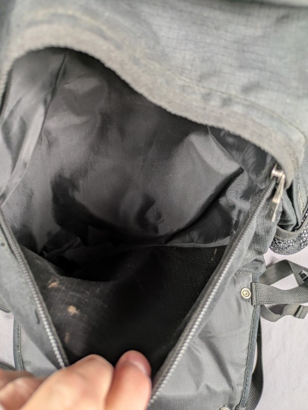 Rudy Project Black & Black Backpack Bag Hiking Adjustable Padded Straps 3