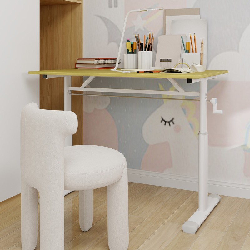 Study Home Office Desk Height-Adjustable for Standing or Sitting Multi-Purpose gallery