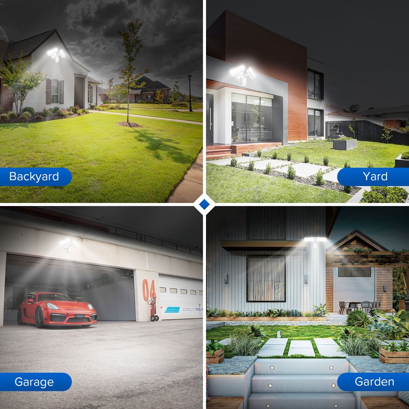 SANSI 3600lm LED Motion Sensor Security Light Dusk to Dawn 36W Outdoor Light gallery