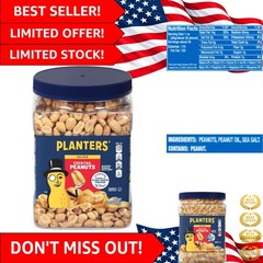 Versatile Salted Peanuts – Ideal After-School Snack and Party Treat, 35 Oz Size