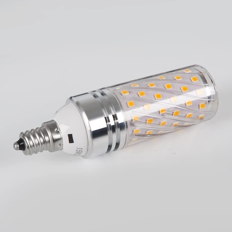 16W E12 LED Corn Bulb Light 6000K Candelabra Ceiling Fan Lamp Daylight White /US gallery