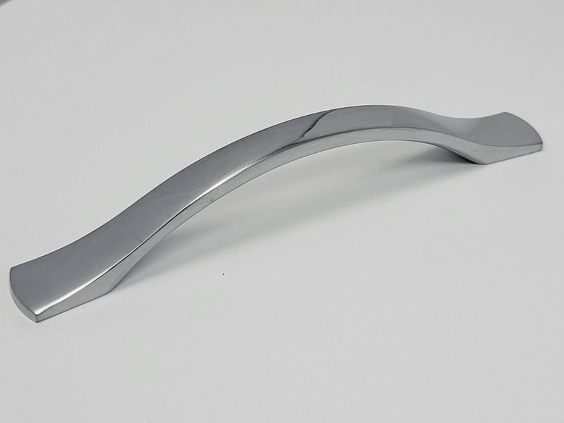 Polished Chrome Modern Cabinet Hardware Pull 5 in Centers - 7 in Overall gallery