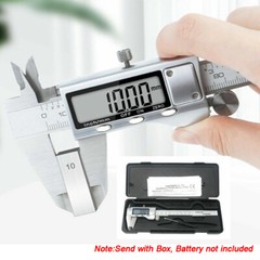 Digital Caliper Micrometer LCD Gauge Vernier Electronic Measuring Tool 6″ 150mm