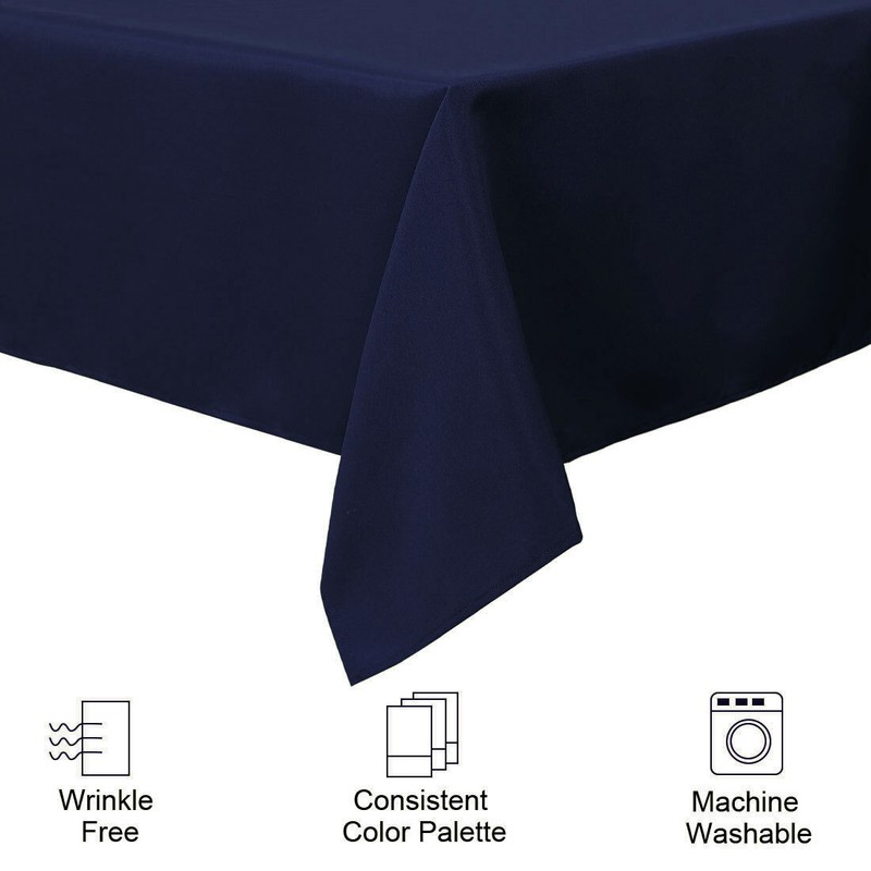 Rectangle Tablecloth and Wrinkle Table Cover for Wedding Picnic gallery