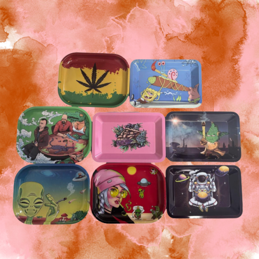 Small Rolling Tray – 7" x 5" | Multiple Designs Available gallery