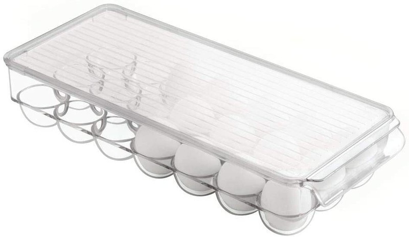 mDesign Plastic Kitchen Pantry Freezer Storage Organizer Bin Combo - Set of 3 gallery