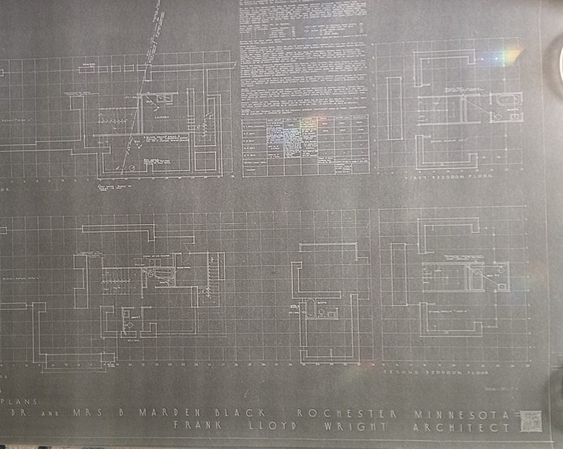 FRANK LLOYD WRIGHT : PROJECT FOR B. MARDEN BLACK , 1947 , ROCHESTER MINN. gallery