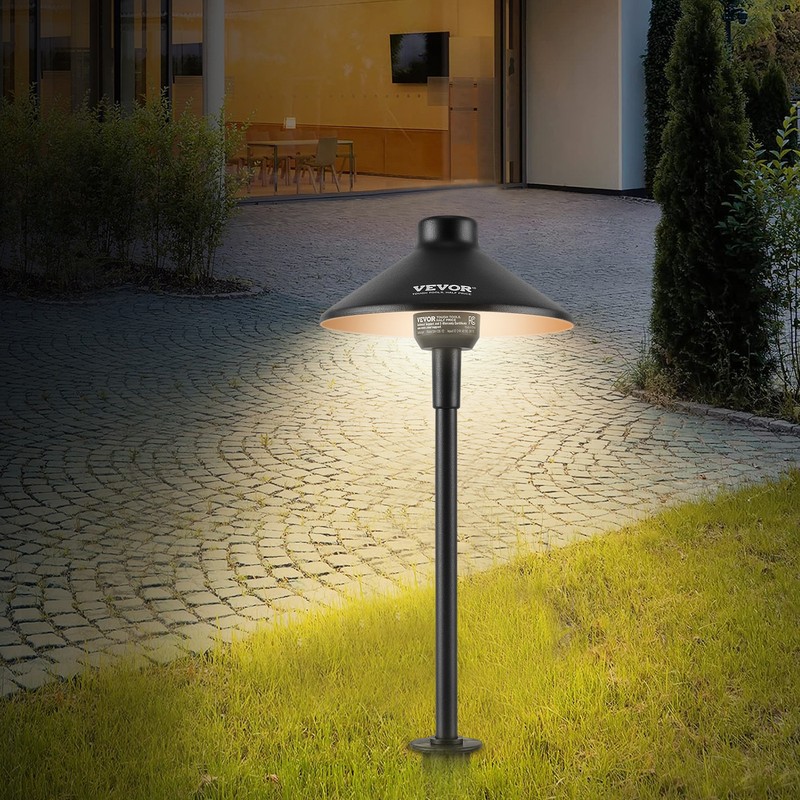 VEVOR 12 Pack Low Voltage Landscape Path Lights 12-24V Outdoor LED Pathway Light gallery