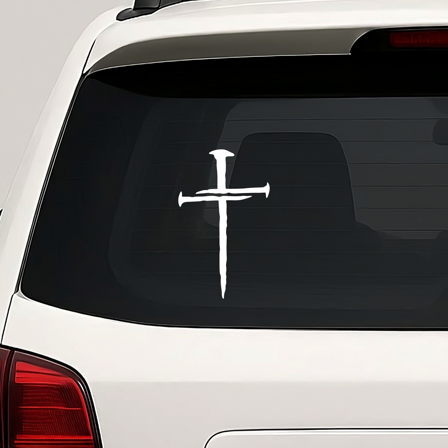 Cross Nails Vinyl Die Cut Decal Sticker - Jesus Christ Christian Religious God gallery