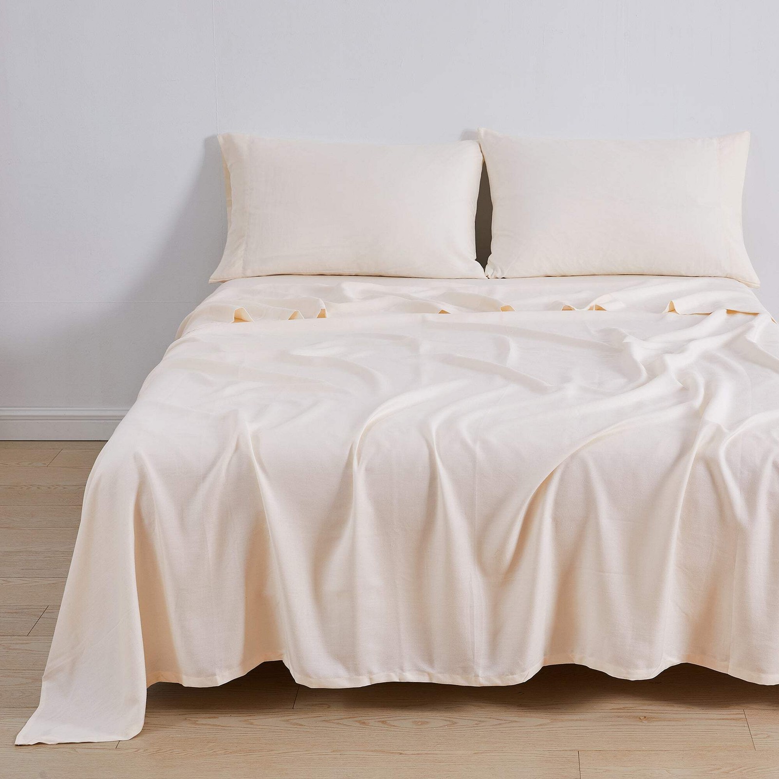 TENCEL™ Lyocell & Linen Blend Sheet Set - Magdalena Collection gallery