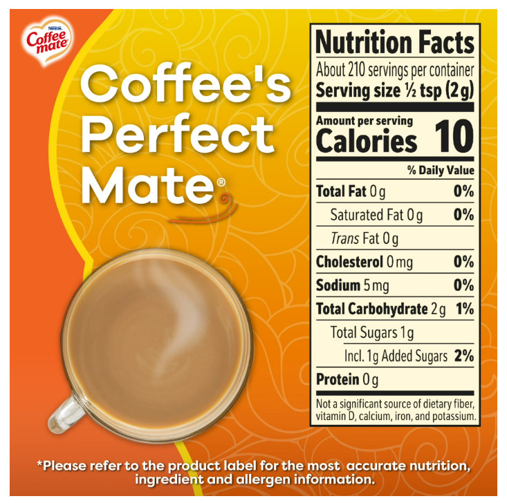 Coffee mate Hazelnut Powder Coffee Creamer, 15 oz.... gallery