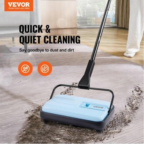 Carpet Sweeper Manual Floor Sweeper with 300 ml Dustbin Capacity Easy to Empty gallery