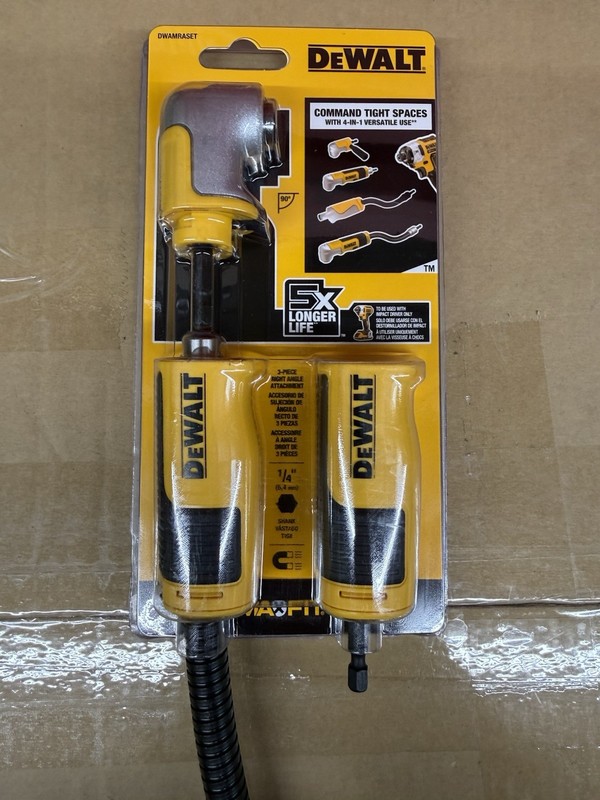 Dewalt Modular Right Angle Attachment Set DWAMRASET Flexshaft gallery