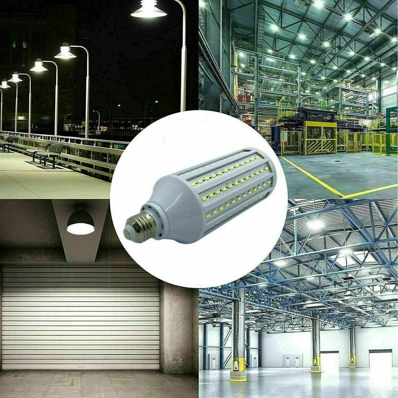 LED Corn Light Bulb 600W Equivalent 55W 6500Lumen 6000k E26/E27 Base LED Corn gallery