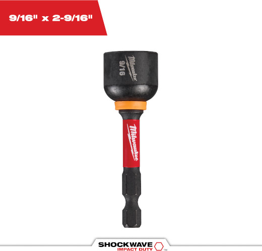 Milwaukee 49-66-4538 SHOCKWAVE Impact Duty™ 9/16" x 2-9/16" Magnetic Nut Driver gallery