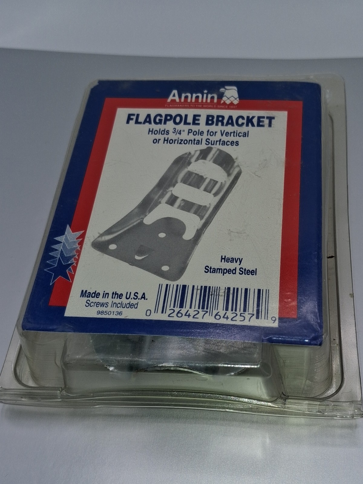 Annin Flagpole Bracket Holds 3/4 In Pole For Vertical Or Horizontal gallery