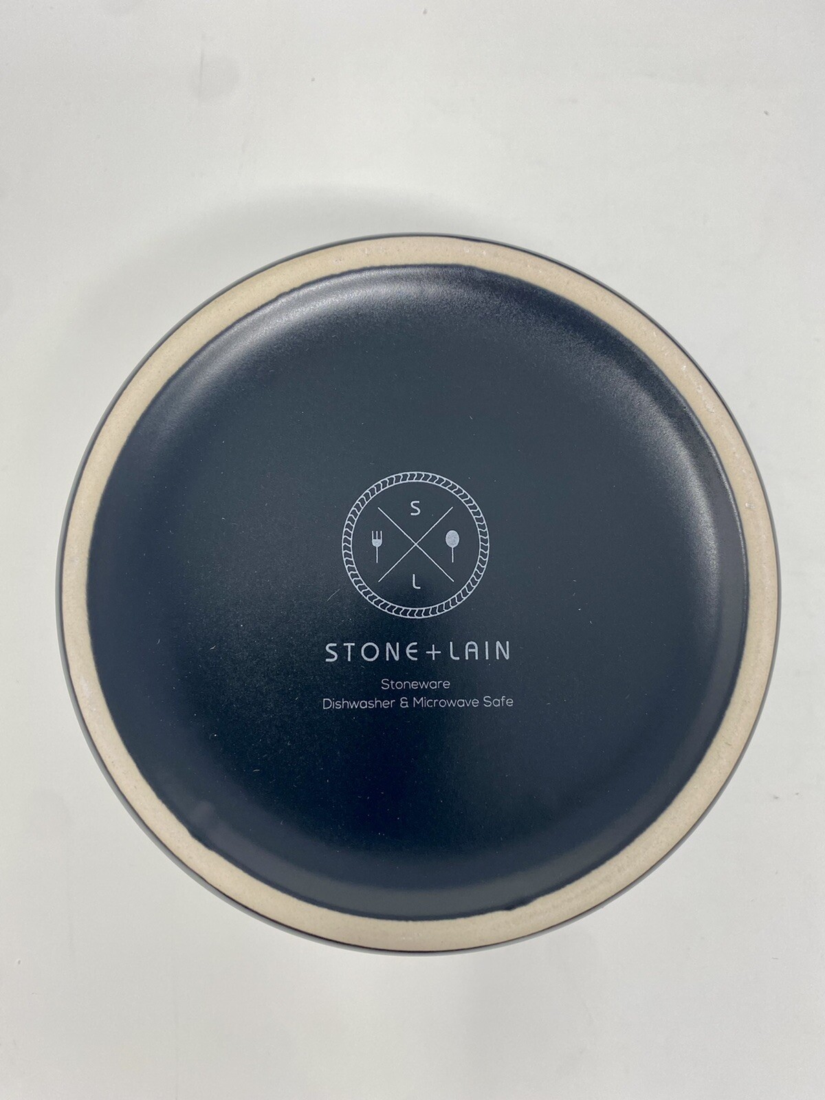 Stone Lain Stoneware Dinnerware Set, Service For 4, Matte Black, Free Ship! gallery