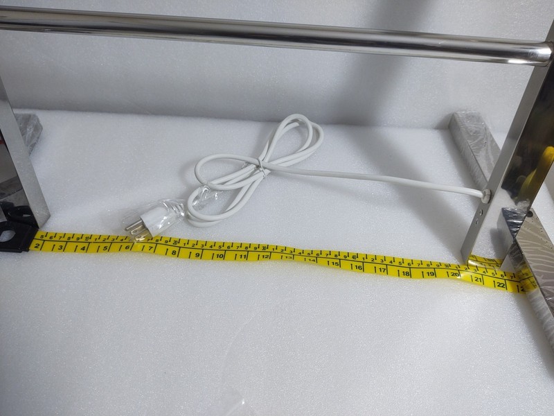 WARMLY YOURS Polished Freestanding Plug In 6 Rack Towel Warmer Model TWS5-IBZ06 gallery