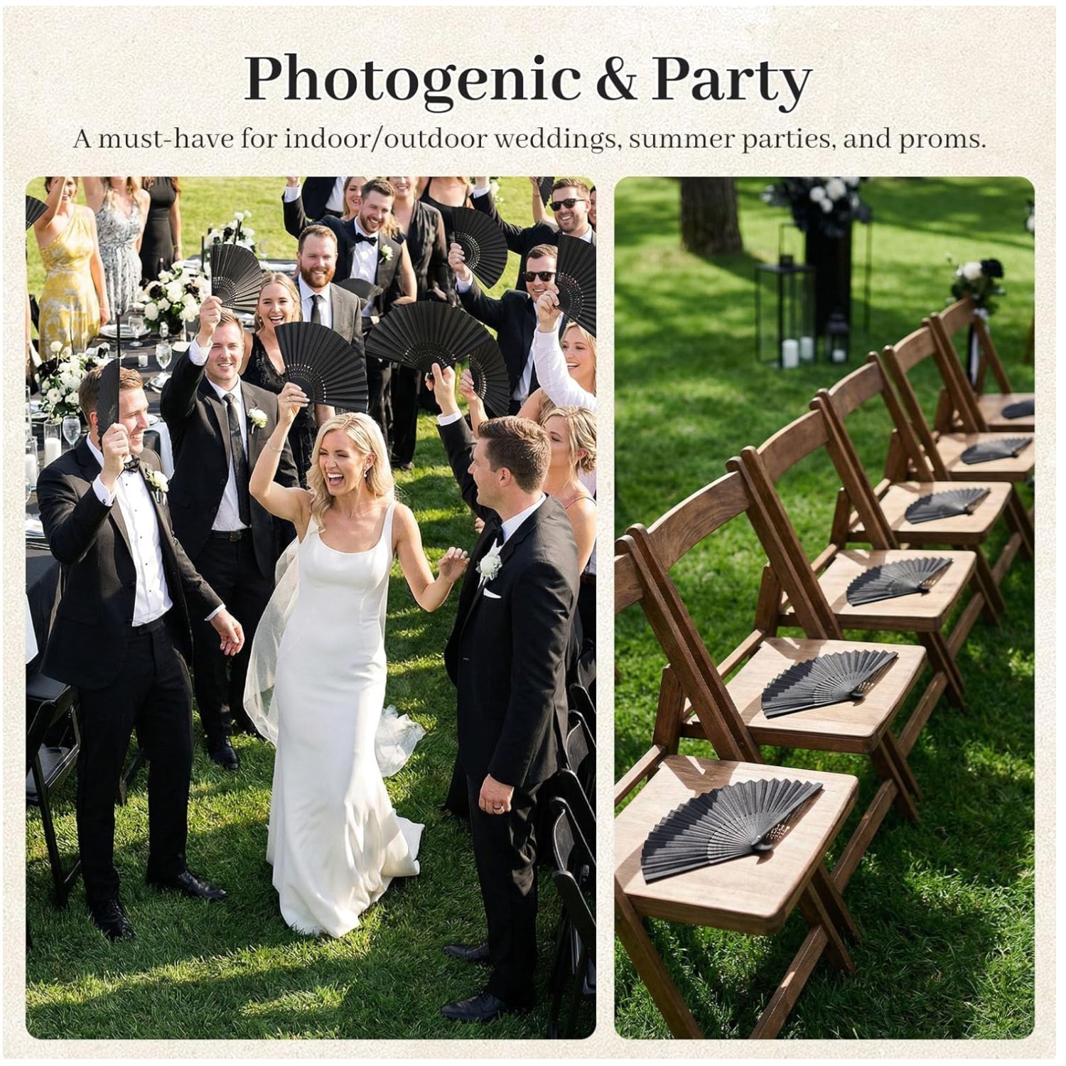 Sleek Paper Fans for Special Occasions gallery