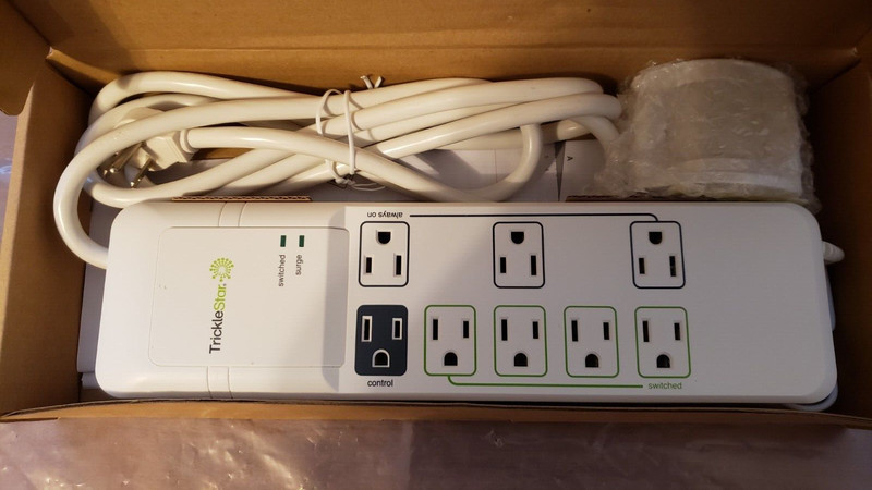 TrickleStar 183SS-US-8XX Motion Sensor PowerStrip 1800W New in Box gallery